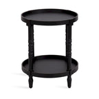 Kate and Laurel Bellport Round Wood Side Table