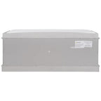 Storage Bench with 4 Doors and Adjustable Shelves, Shoe Bench with Removable Cushion