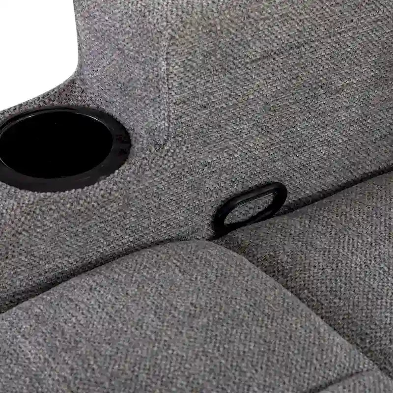 Ebello Massage Recliner Chair with Heat and Vibration Manual Sofa