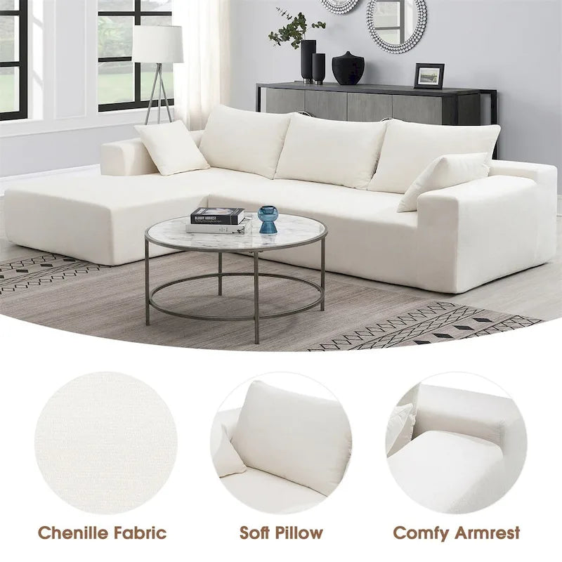 Merax Modular Sectional Living Room Sofa Set for Living Room, Bedroom, Salon