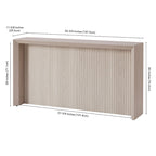 Piedmont 56 Wide Rectangular Console Table - 55.75 Wide