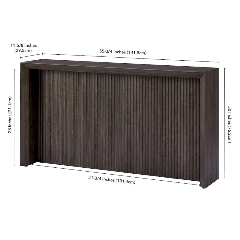 Piedmont 56 Wide Rectangular Console Table - 55.75 Wide