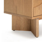 Studio London Oak Wood Zahra TV Stand for Wooden Entertainment Center