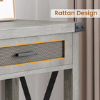 Entryway Table, Console Table Wood Sofa Table with Storage Drawers