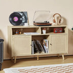 Large Record Player Stand - 48.42D x 15.74W x 29.52H