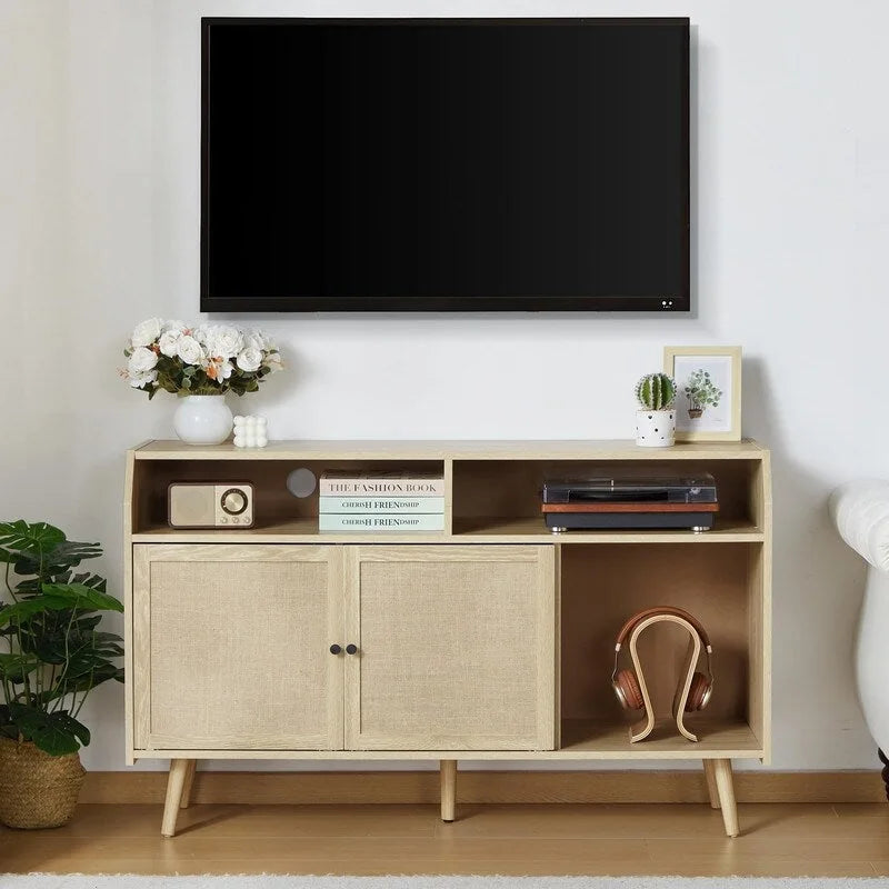 Large Record Player Stand - 48.42D x 15.74W x 29.52H