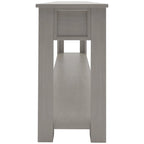 Console Table/Sofa Table with Storage Drawers and Bottom Shelf for Entryway Hallway