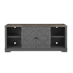 70-inch Extra-Wide Rustic TV Stand for 80 TVs - Natural Wood Finish