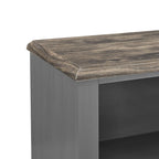 70-inch Extra-Wide Rustic TV Stand for 80 TVs - Natural Wood Finish