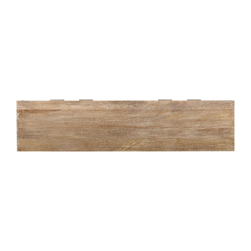 Dayton 72-inch Mid-Century Modern Sideboard In Channeled Mango Wood