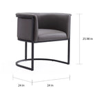 Ceets Mid-Century Modern Art-Deco Industrial Bali Dining Chair