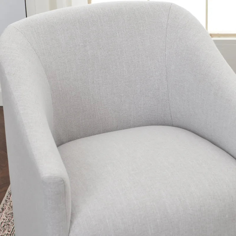 KINWELL 25 Performance Fabric Upholstered Rolling Dining Armchair