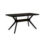 Plank and Beam Verso Cross Leg Rectangular Dining Table - 60