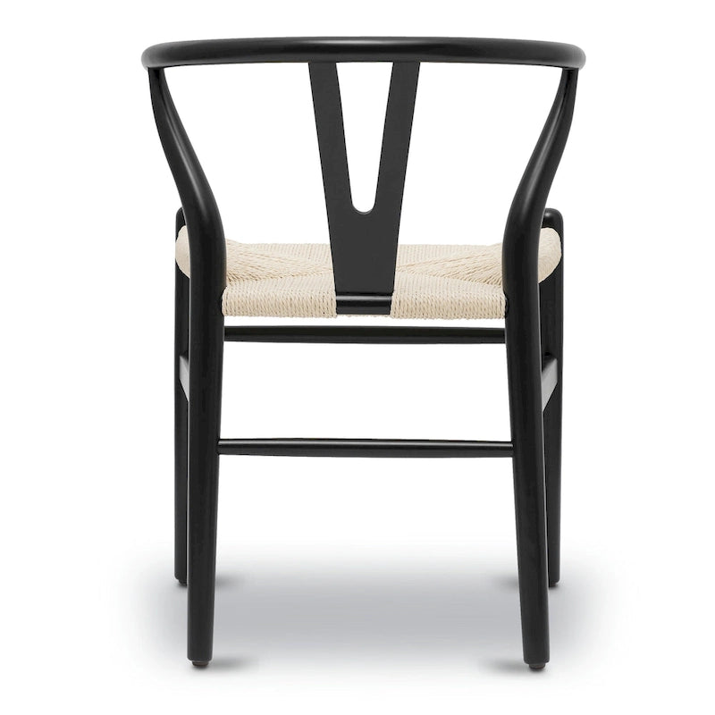 Poly & Bark Weave Chairs - Solid Wood Frame (Set of 2)