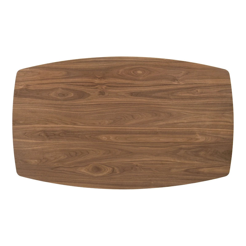 Mid-century Walnut Wood Counter Height Table