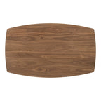 Mid-century Walnut Wood Counter Height Table
