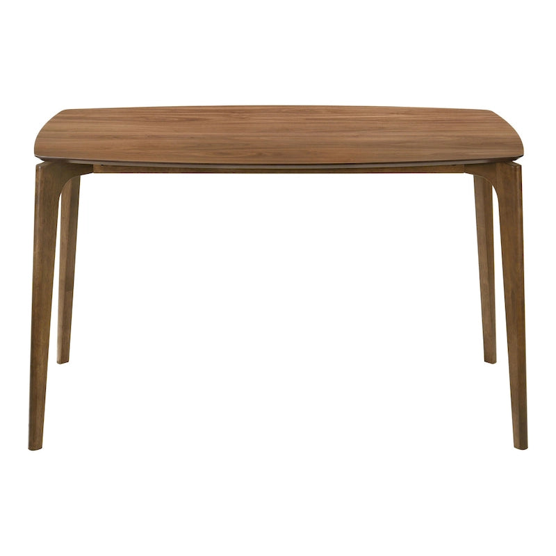 Mid-century Walnut Wood Counter Height Table