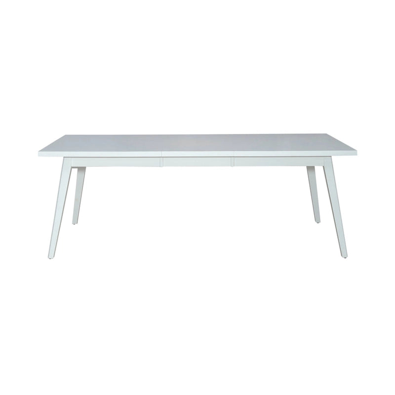 Capeside Cottage White and Black 6 Piece Rectangular Table Set