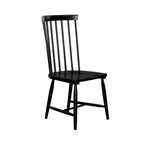 Capeside Cottage White and Black 6 Piece Rectangular Table Set