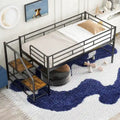 Mid Loft Bed with Storage stairs