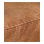 Aurelle Home Industrial Cappuccino Leather and Iron Club Chair