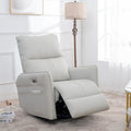 270 Power Swivel Rocker Recliner Chair, Electric Glider Reclining Sofa with USB Ports, Rocking Chair Nursery Recliners