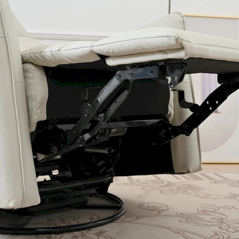 270 Power Swivel Rocker Recliner Chair, Electric Glider Reclining Sofa with USB Ports, Rocking Chair Nursery Recliners
