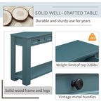 Nestfair Entryway Console Table Sofa Table with Storage Drawers and Bottom Shelf
