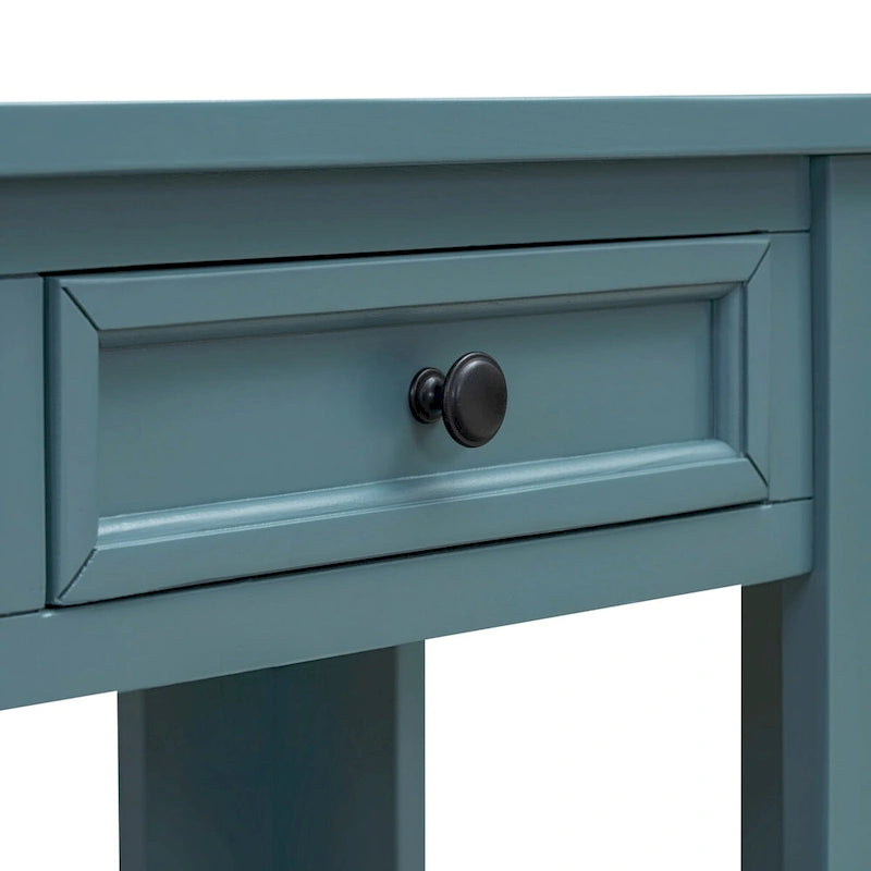 Nestfair Entryway Console Table Sofa Table with Storage Drawers and Bottom Shelf