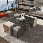 Manhattan Comfort Haley Mid-Century Modern Nested Coffee Table