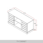 CraftPorch Vintage 47-Inch TV Stand Console