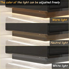 Illuminated White High Gloss Television Entertainment Center Console
