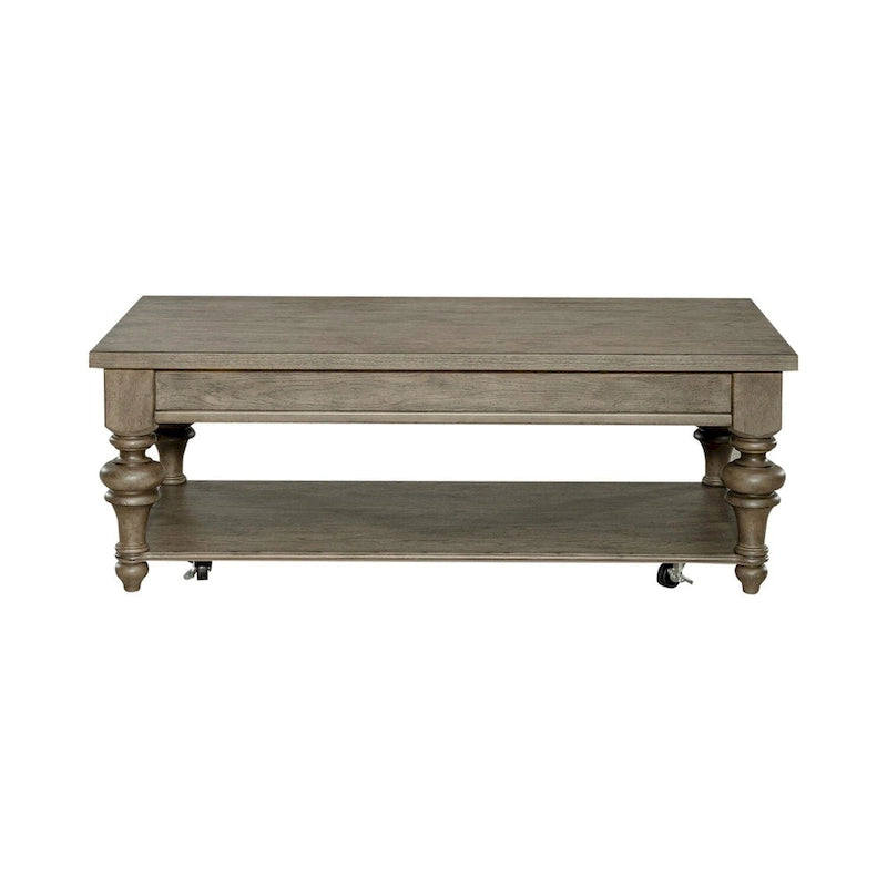 Americana Farmhouse Dusty Taupe 3 Piece Cocktail Table Set