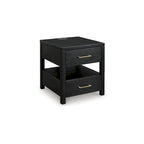 Winbardi Black End Table - 22W x 24D x 24H