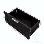 White modern minimalist TV cabinet 80 inch TV stand