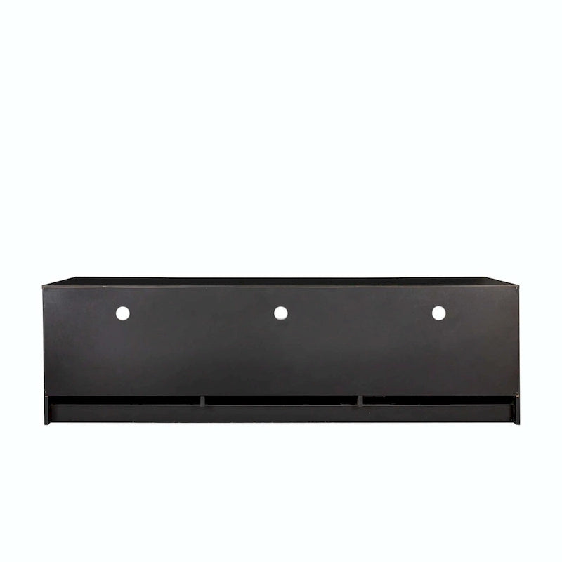 White modern minimalist TV cabinet 80 inch TV stand