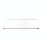 White modern minimalist TV cabinet 80 inch TV stand