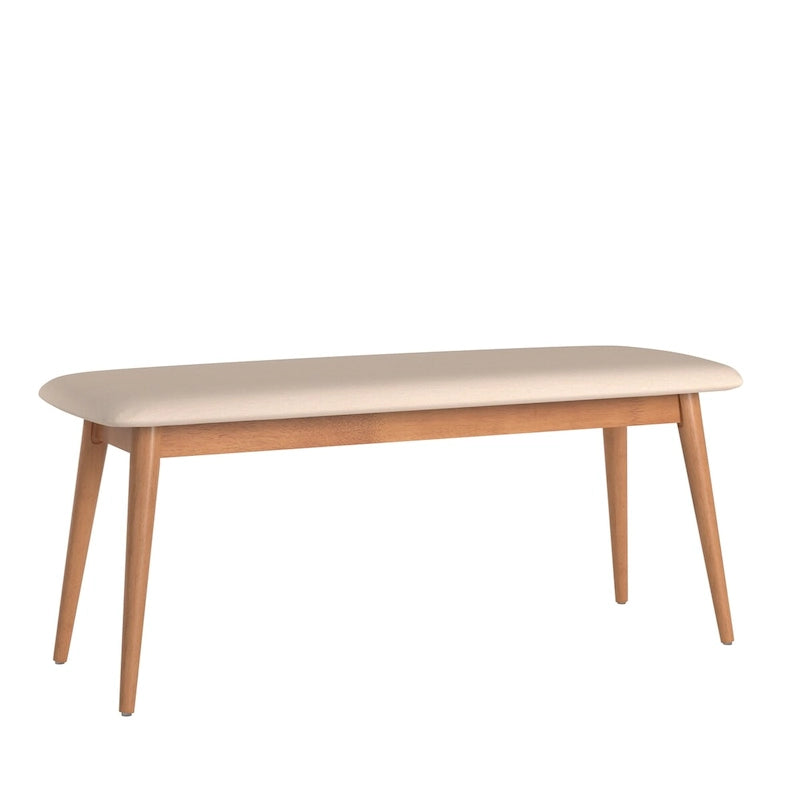Norwegian Danish Modern Tapered Upholstered Dining Bench iNSPIRE Q Modern