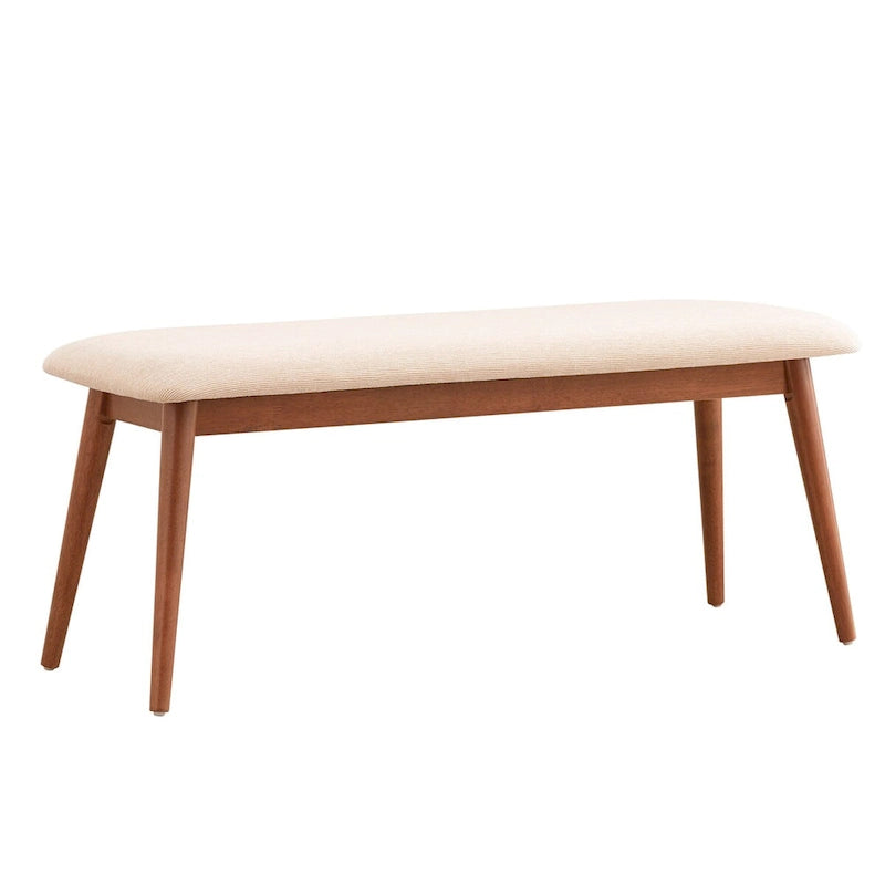 Norwegian Danish Modern Tapered Upholstered Dining Bench iNSPIRE Q Modern
