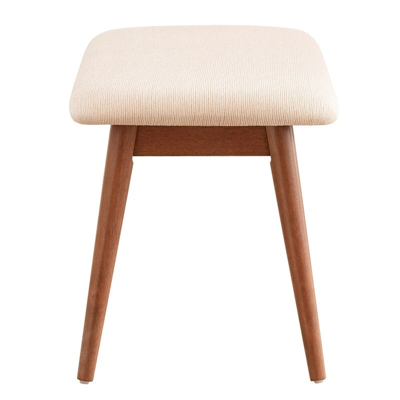 Norwegian Danish Modern Tapered Upholstered Dining Bench iNSPIRE Q Modern
