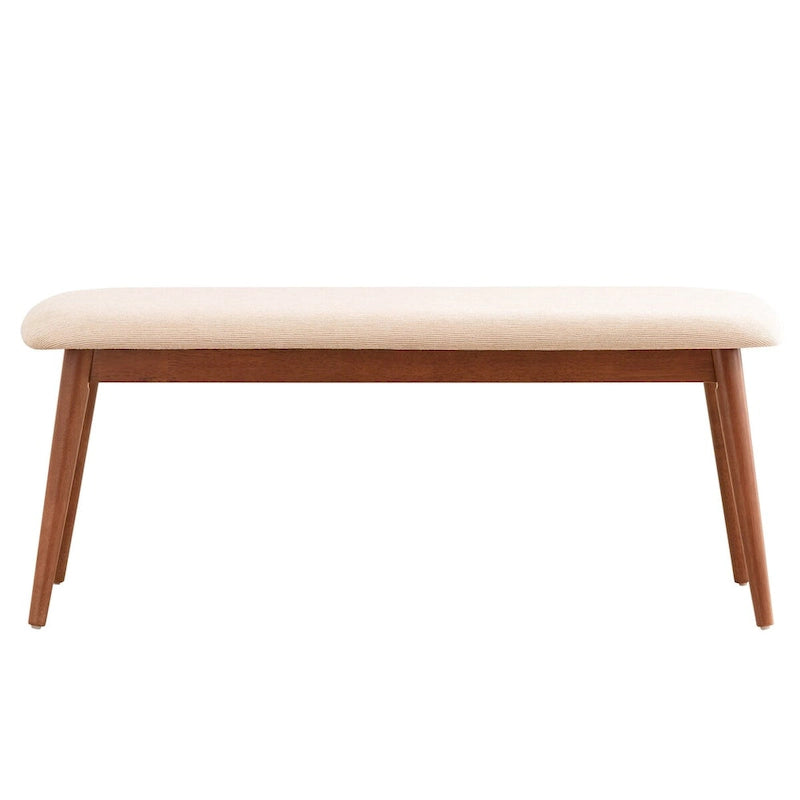 Norwegian Danish Modern Tapered Upholstered Dining Bench iNSPIRE Q Modern