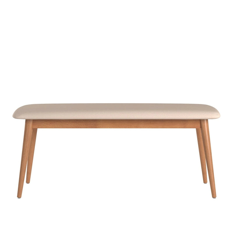Norwegian Danish Modern Tapered Upholstered Dining Bench iNSPIRE Q Modern