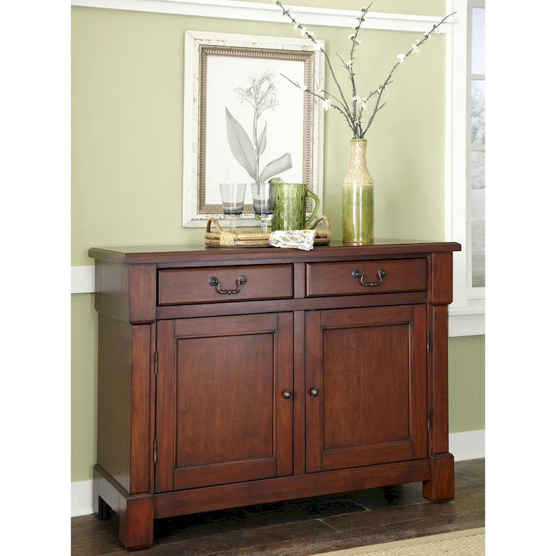 Aspen Rustic Cherry Buffet by Homestyles