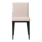 Bishop Industrial Fabric and Metal 4-Piece Dining Chair Set