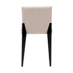 Bishop Industrial Fabric and Metal 4-Piece Dining Chair Set