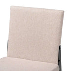 Bishop Industrial Fabric and Metal 4-Piece Dining Chair Set
