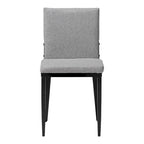 Bishop Industrial Fabric and Metal 4-Piece Dining Chair Set