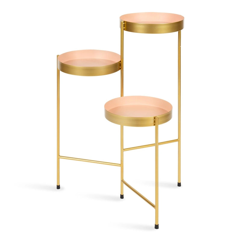 Kate and Laurel Finn Metal 3-tier Modern Plant Stand - 16x21x30