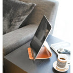 Yamazaki Home Tablet Stand, Wood - L 5.51 x W 4.72 x H 4.53 inches