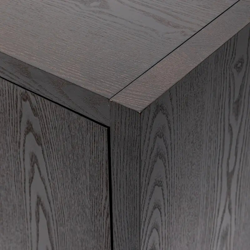 60 Modern 4-Door Sideboard with Solid Wood Legs